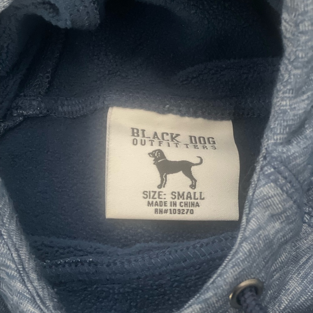 The Black Dog hoodie (blue)